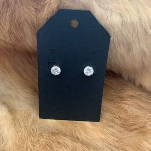 Avon CZ Sterling stud earrings